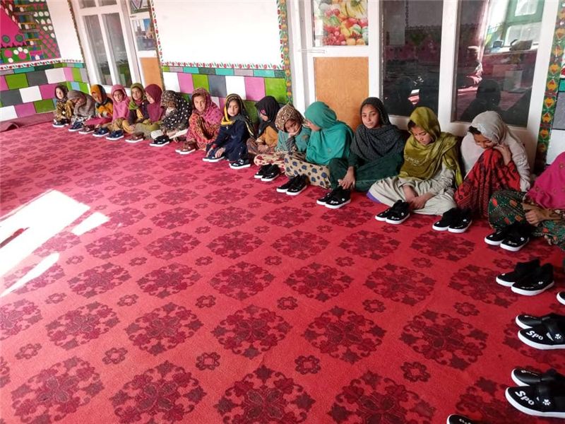 Student kit distribution to children